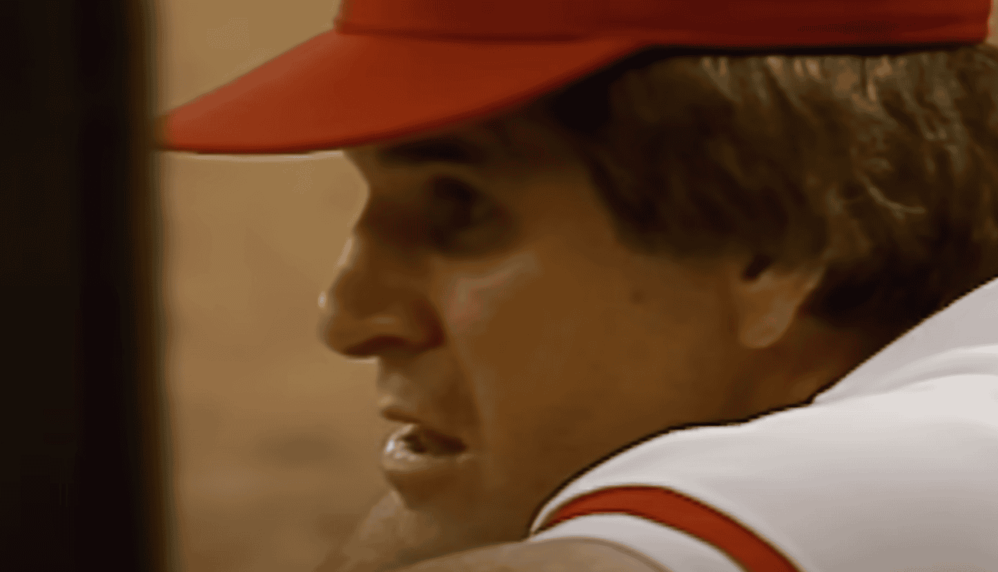 Pete Rose celebrates his record-breaking 4,256 hits, a myth-turned-reality.